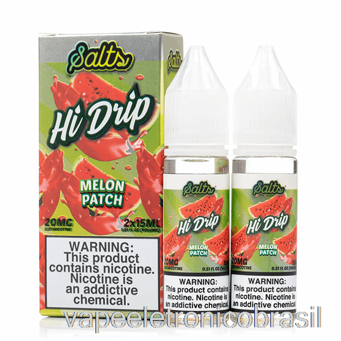 Vape Recarregável Melão Patch - Sais De Gotejamento - 30ml 20mg